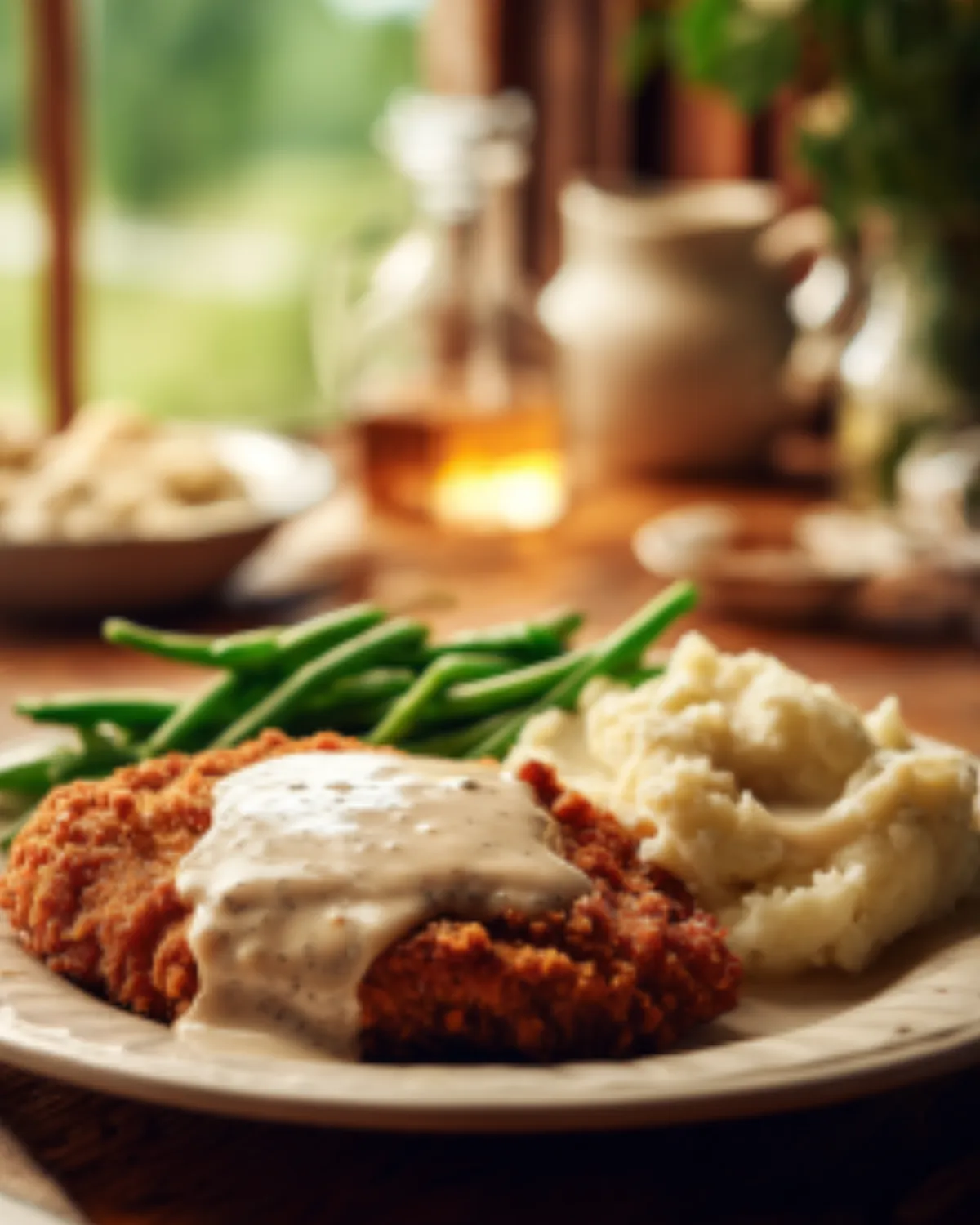 chicken fried steak recipe with creamy country gravy