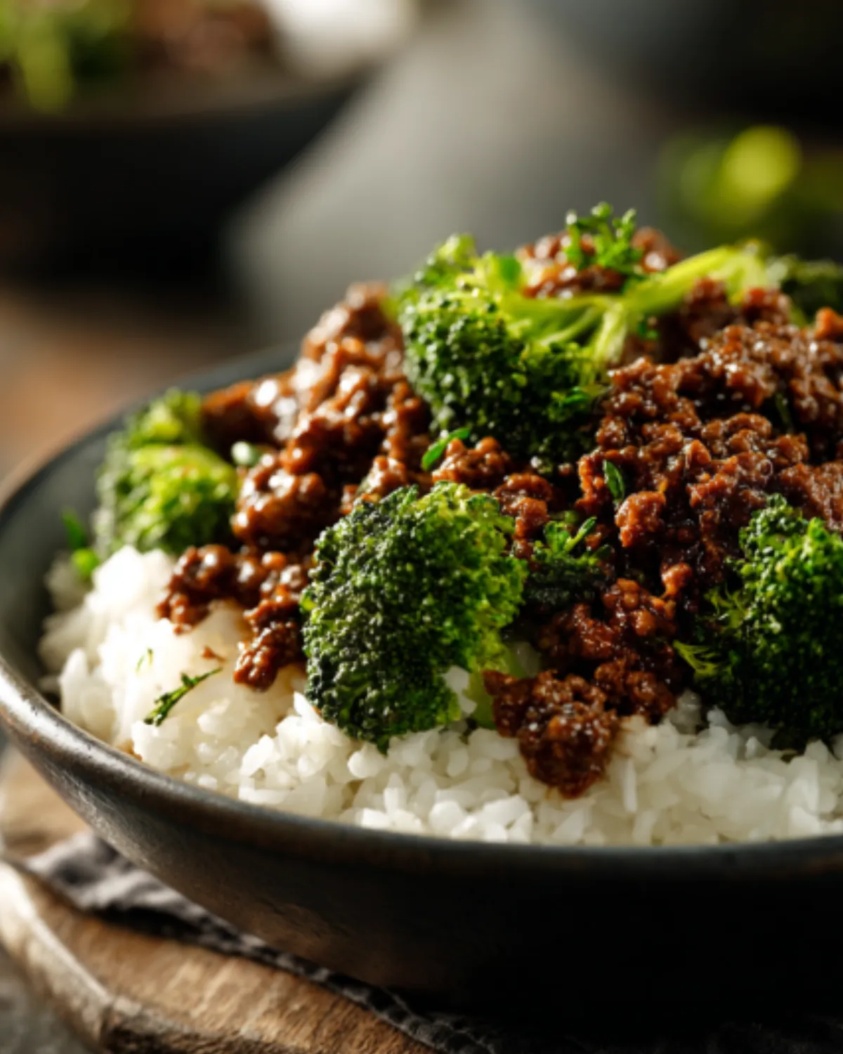 Healthy ground meat recipes with ground beef and broccoli