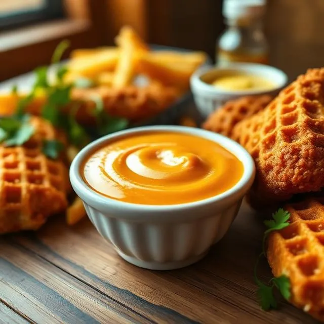 Copycat Chick-fil-A Sauce with Crispy Chicken Tenders