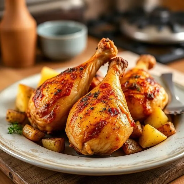 Easy Baked Chicken Leg Quarters Recipe