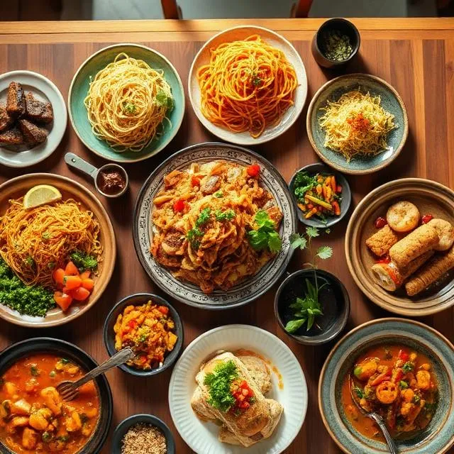International recipes featuring delicious dishes from around the world